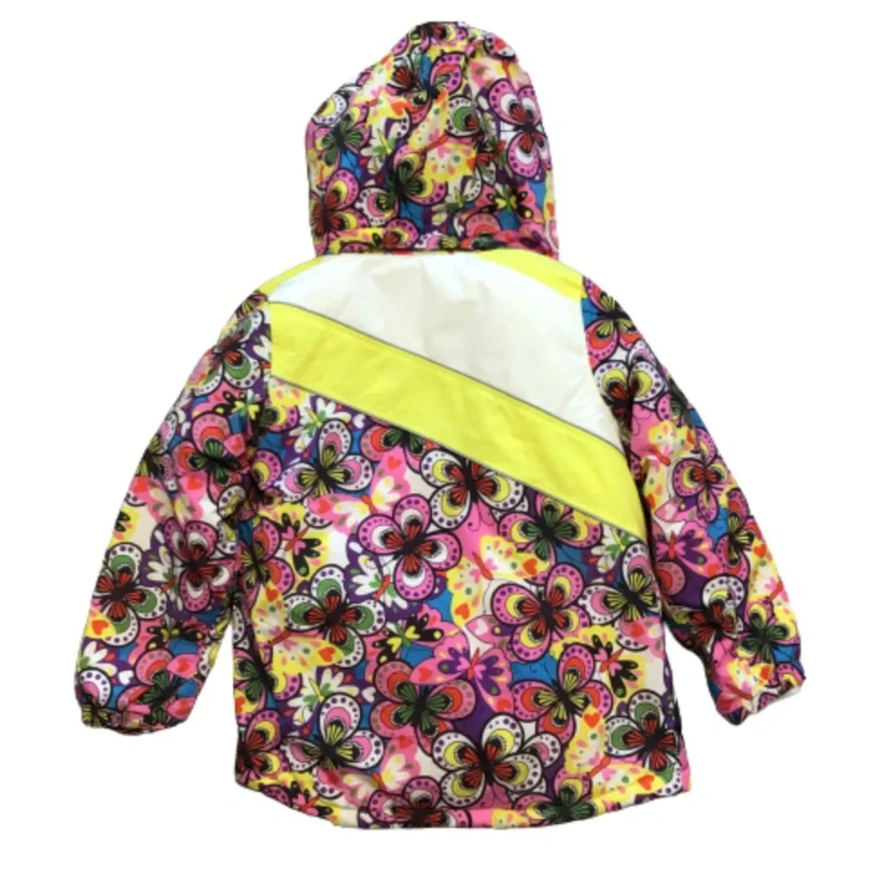 The Children’s Place Butterfly Hooded 3 in 1 Jacket Large NWT